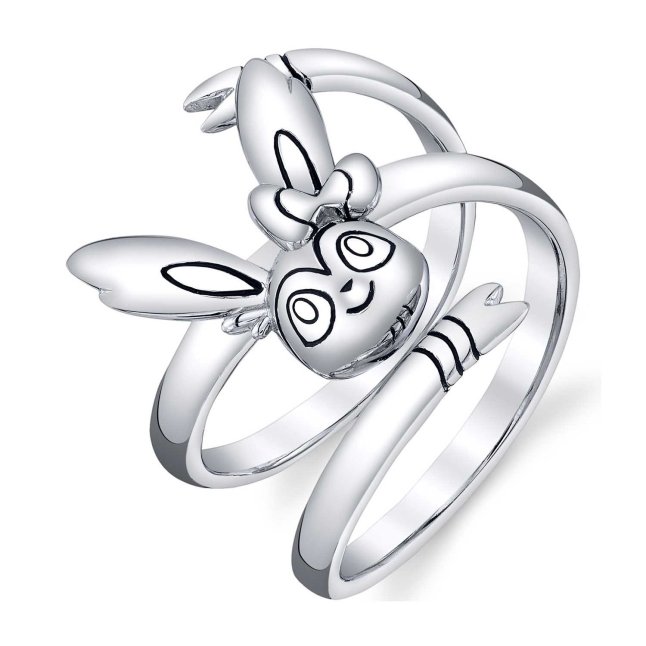 Pokémon Center × RockLove: Sylveon Sterling Silver Wrap Ring | Pokémon ...