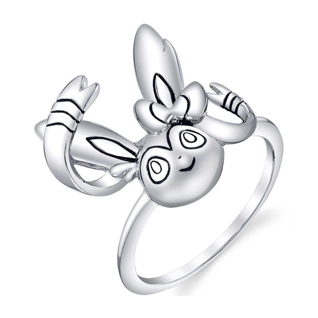 Pokémon Center × RockLove: Sylveon Sterling Silver Stacking Rings 