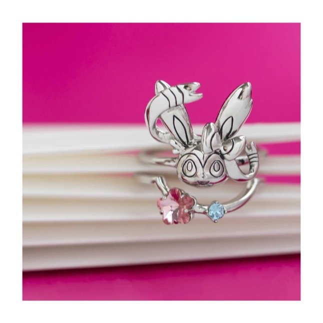 Pokémon Center × RockLove: Sylveon Sterling Silver Stacking Rings 
