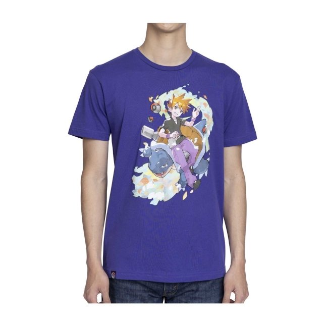 Blue Pokémon Trainers Purple Relaxed Fit Crew Neck T-Shirt - Adult ...