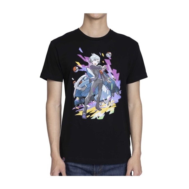 Steven Stone Pokémon Trainers Black Relaxed Fit Crew Neck T-Shirt