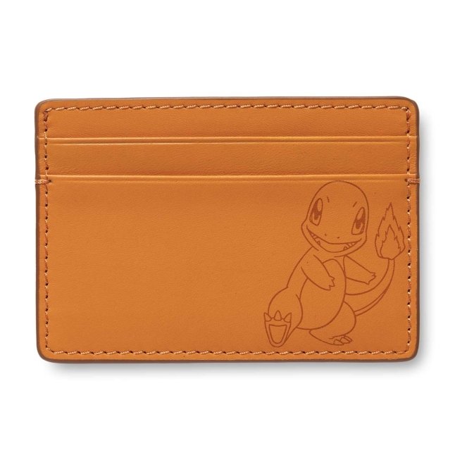 Pokémon Center × Fossil: Charmander Orange Leather Steven Card Case |  Pokémon Center Official Site