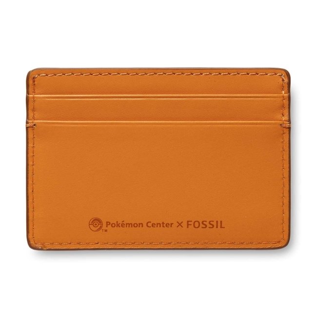 Pokémon Center × Fossil: Charmander Orange Leather Steven Card Case |  Pokémon Center Official Site
