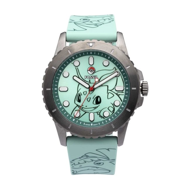 Pokémon Center × Fossil: Bulbasaur Green Watch (One Size-Adult) | Pokémon  Center Official Site