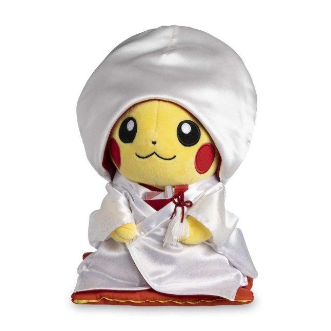 Pikachu Wedding: Wedding Kimono Pikachu (Female) Plush - 9 ¼ In