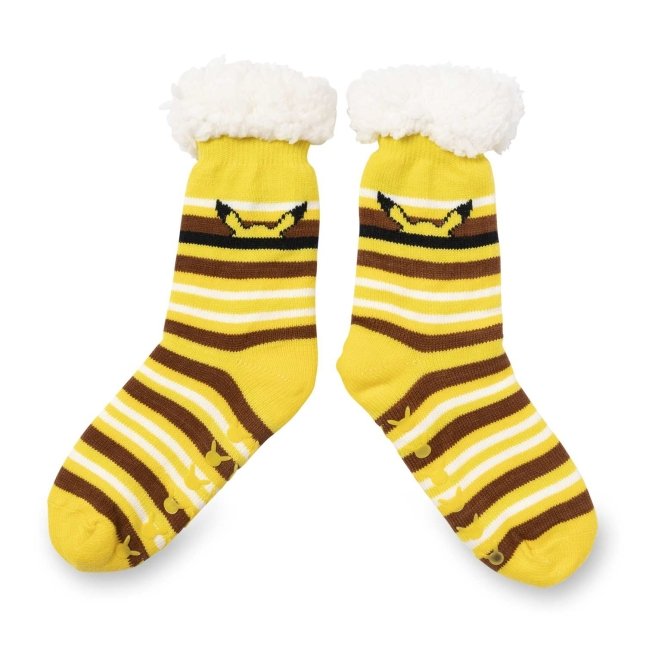 Hidden Pikachu Fleece Socks (One SizeAdult) Pokémon Center Official Site