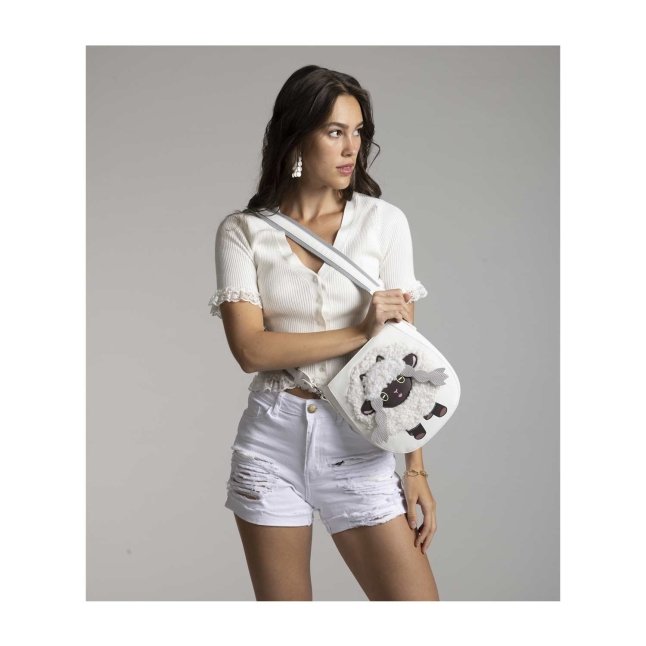 ユキエモン10th✤ポーチオーダー Pokémon Center × Danielle Nicole: Wooloo Crossbody Bag | Pokémon