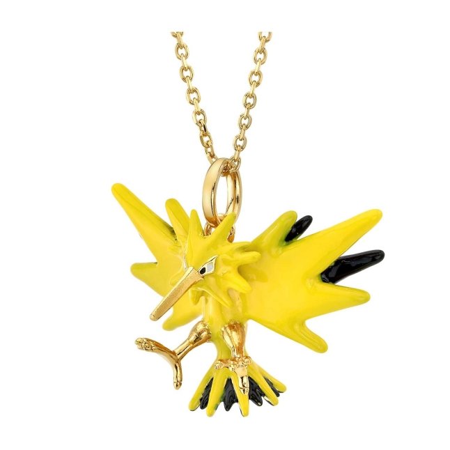Pokémon Center × RockLove: Zapdos Sterling Silver Pendant Pokémon Center × RockLove: Zapdos Sterling Silver Pendant
