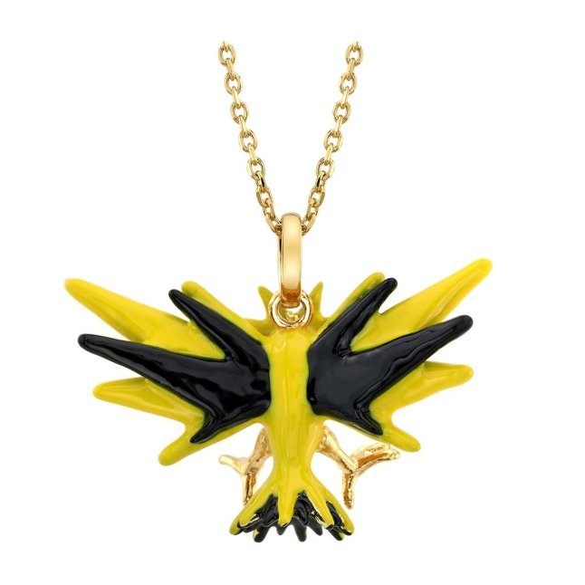Pokémon Center × RockLove: Zapdos Sterling Silver Pendant Pokémon Center × RockLove: Zapdos Sterling Silver Pendant