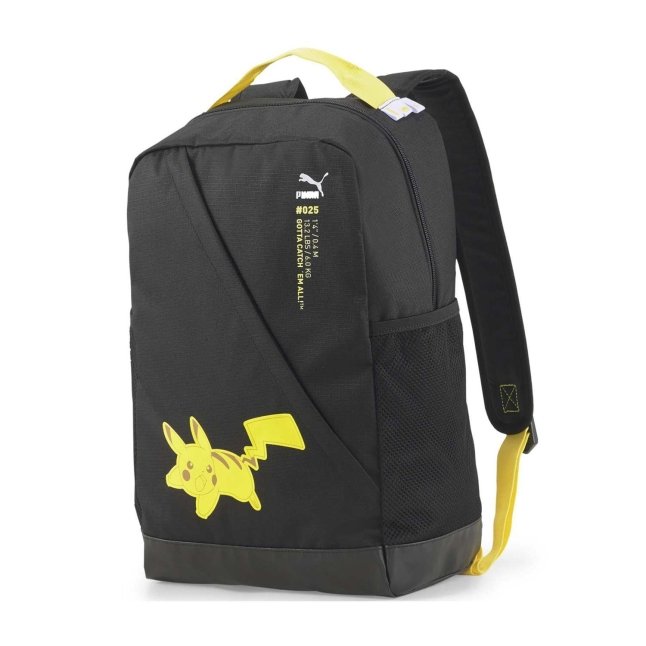 Definitief Pracht monteren PUMA × Pokémon: Pikachu Puma Black & Pale Lemon Backpack (One Size-Youth) |  Pokémon Center UK Official Site