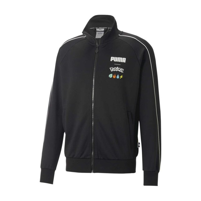 PUMA Pokémon: Puma Black T7 Track Jacket Adult | Pokémon Center Official Site