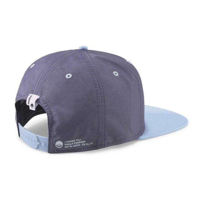 PUMA × Pokémon: Venusaur, Charizard & Blastoise Purple Charcoal & Light  Aqua Flat-Brim Cap (One Size-Youth)