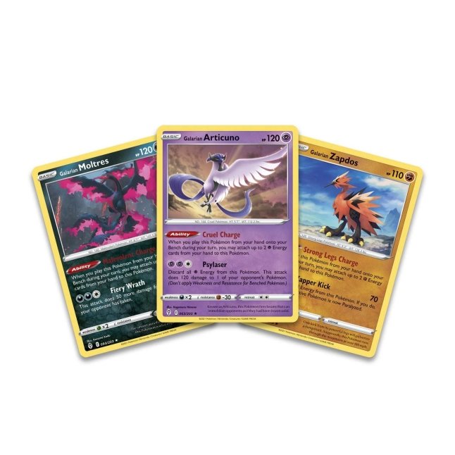 Pokémon TCG: Crown Zenith: Galarian Articuno, Galarian Zapdos