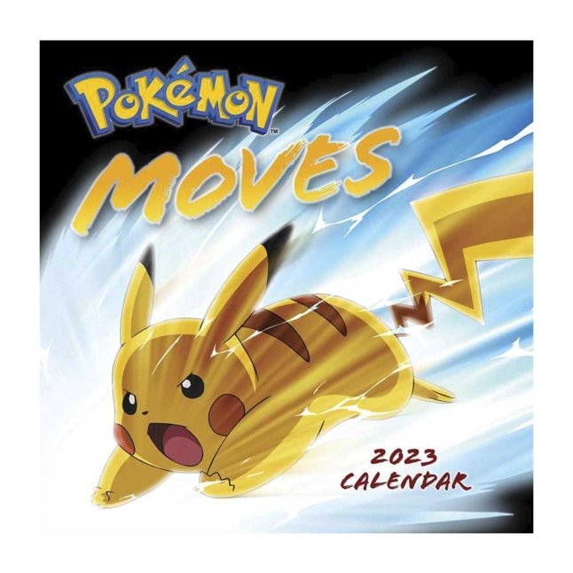 Pokémon Moves 2023 Wall Calendar Pokémon Center Official Site