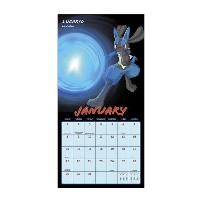Pokémon Moves 2023 Wall Calendar Pokémon Center Official Site