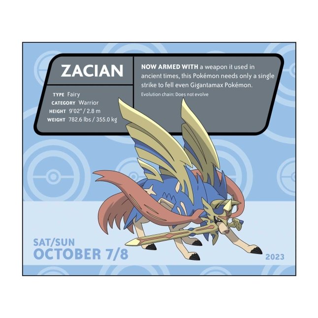 Zacian Pokédex: stats, moves, evolution & locations