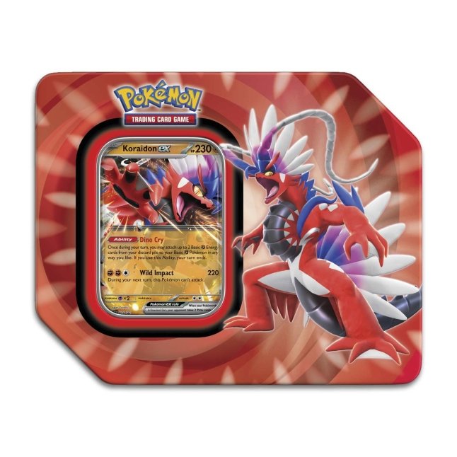 Pokémon TCG Legends of Paldea Koraidon EX Tin 