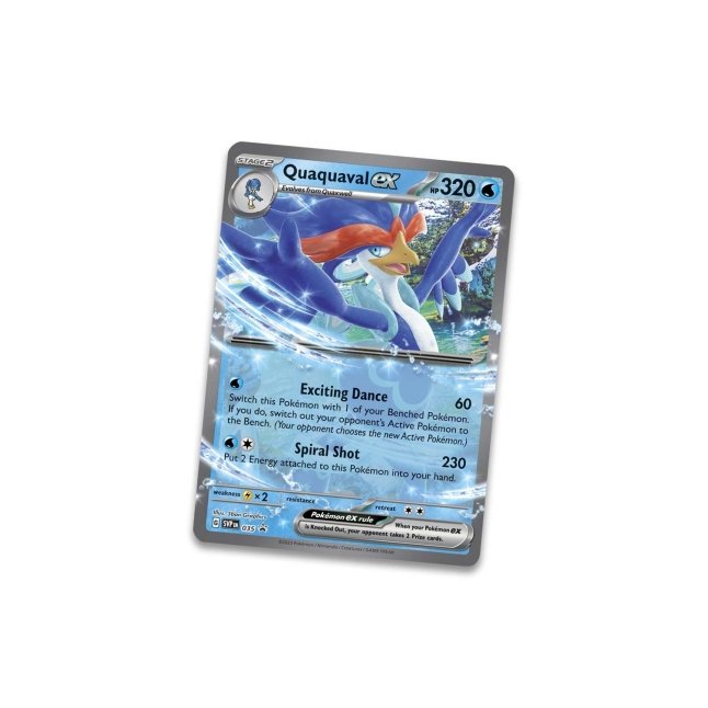 quaquaval pokemon card value ex 052/193- Paldea Evolved - Double Rare Listed cards may have imperfections. Quaquaval ex - 052/193 -