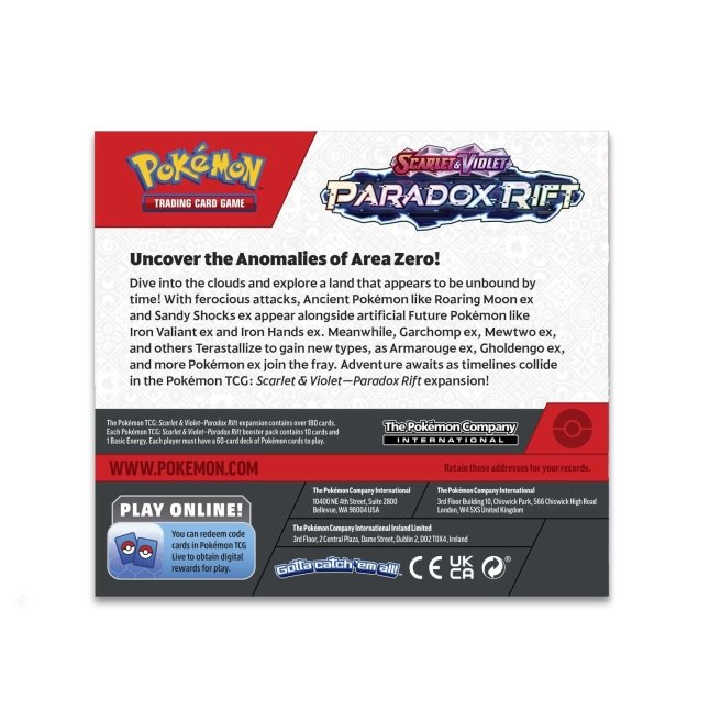 Pokémon TCG: Scarlet & Violet-Paradox Rift Sleeved Booster Pack