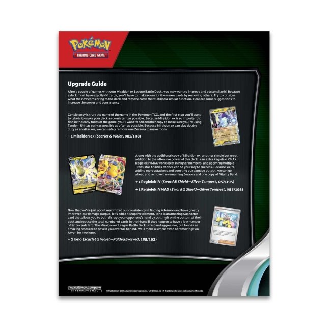 Pokémon Miraidon ex League Battle Deck 290-87273 - Best Buy