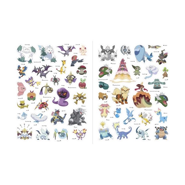 Pokémon Epic Sticker Collection: From Kanto to Alola