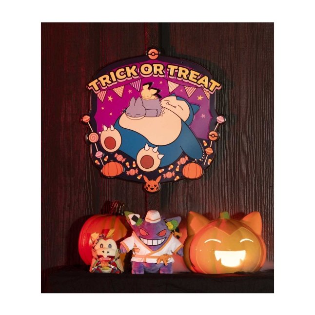 Pumpkin Snorlax Halloween Ceramic Tea Light Holder Pokémon Center