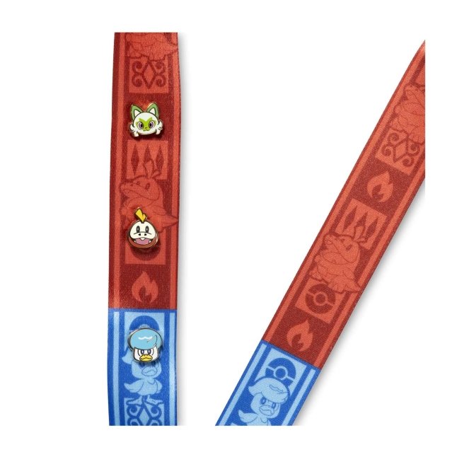 Sprigatito, Fuecoco & Quaxly Lanyard & Mini Pokémon Pins (3-Pack