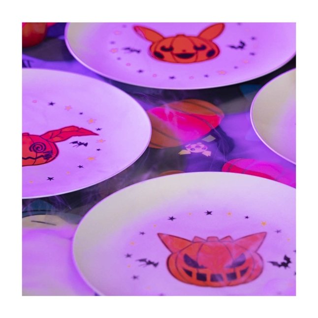 Pokémon Halloween Plates (4Pack) Pokémon Center Official Site