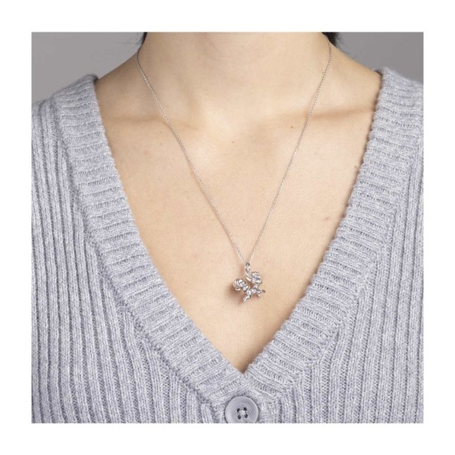 Pokémon Center × RockLove: Vulpix Sterling Silver Pendant Necklace