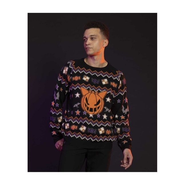 Pumpkin Gengar Marvelous Misfits Sweater | Pokémon Center Official Site