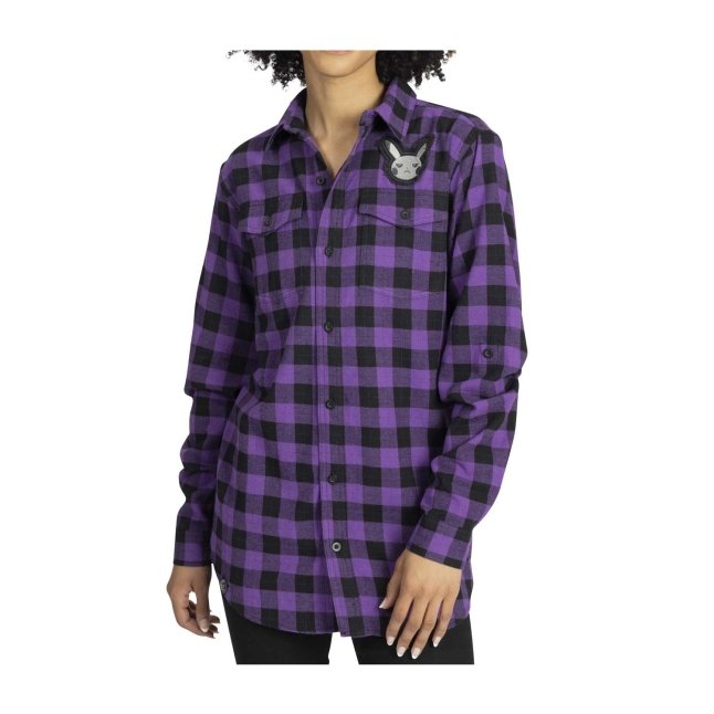 Punk & Purple Marvelous Misfits Flannel Shirt | Pokémon Center 