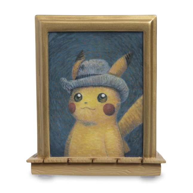 Pokémon Center × Van Gogh Museum: Pikachu Inspired by Self-Portrait with Grey Felt Hat Figure (4)