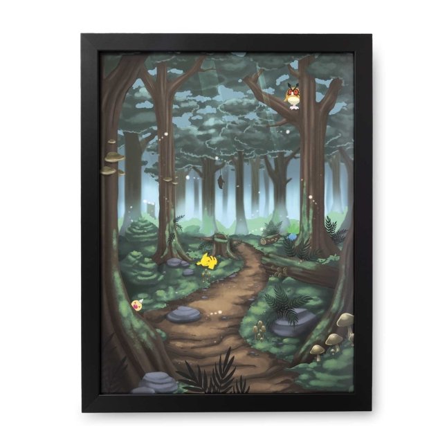 Wildwoods Pokémon Soothing Scenes Framed Wall Art Pokémon Center