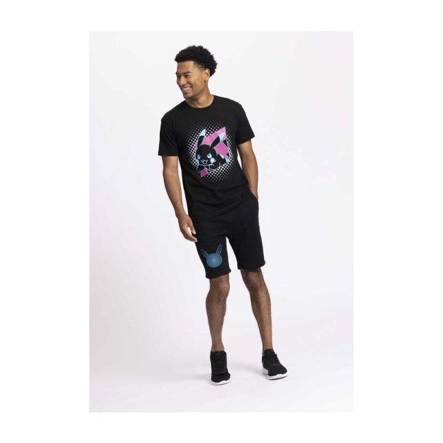 Pikachu Neon Pokémon Active Black, Pink & Blue Relaxed Fit