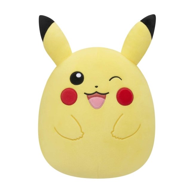 Winking Pikachu Squishmallows Plush - 12 In. | Pokémon Center Official Site