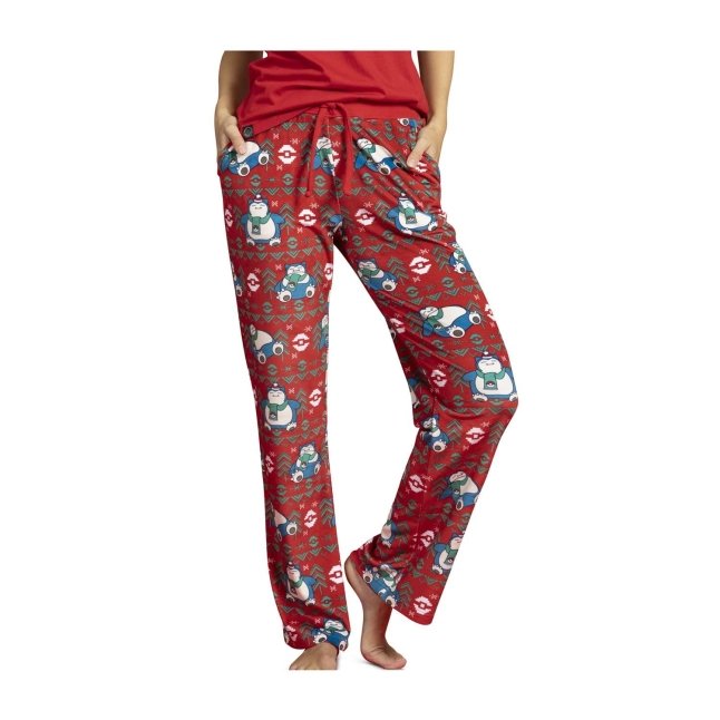 Snorlax Restful in Red Lounge Pants - Women | Pokémon Center Canada ...