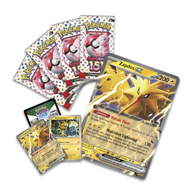 Pokemon TCG - Scarlet & Violet: 151 Zapdos ex Collection