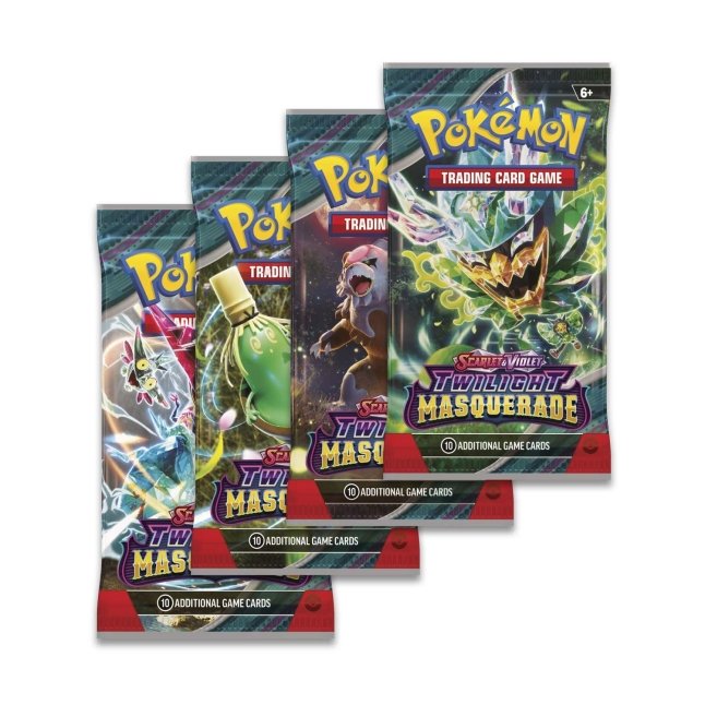 Pokémon TCG Scarlet & VioletTwilight Masquerade Booster Pack (10 Cards) Pokémon Center UK