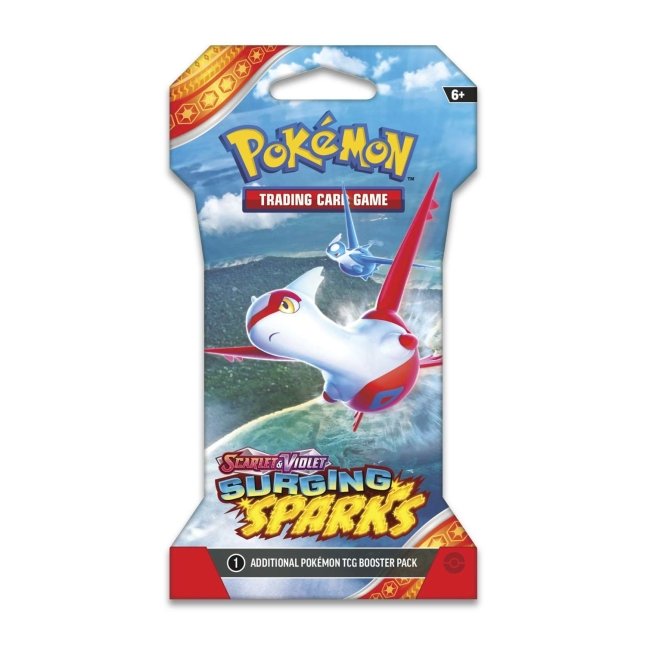 Pokémon TCG Scarlet & VioletSurging Sparks Sleeved Booster Pack (10 Cards) Pokémon Center