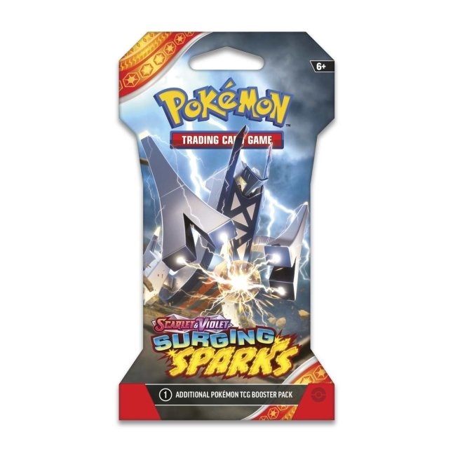Pokémon TCG Scarlet & VioletSurging Sparks Sleeved Booster Pack (10 Cards) Pokémon Center