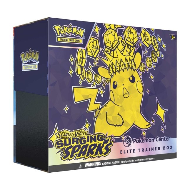 海外ポケモンセンター『Surging Sparks』エリートトレーナーボックス Pokémon TCG: Scarlet & Violet-Surging Sparks Pokémon Center