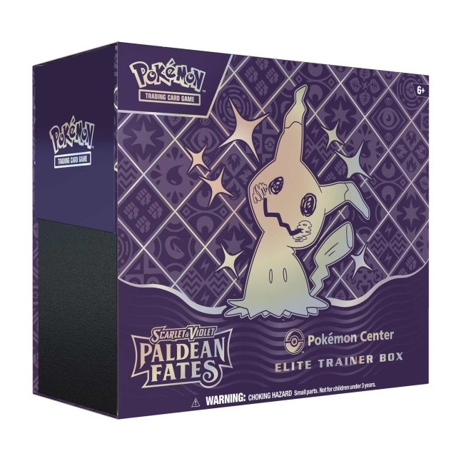 Pokémon TCG: Scarlet & Violet-Paldean Fates Pokémon Center Elite Trainer  Box