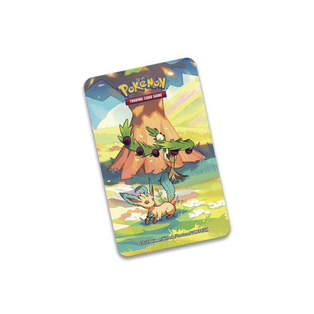 Pokémon TCG Vibrant Paldea Mini Tin (Leafeon & Arboliva) Pokémon Center UK Official Site