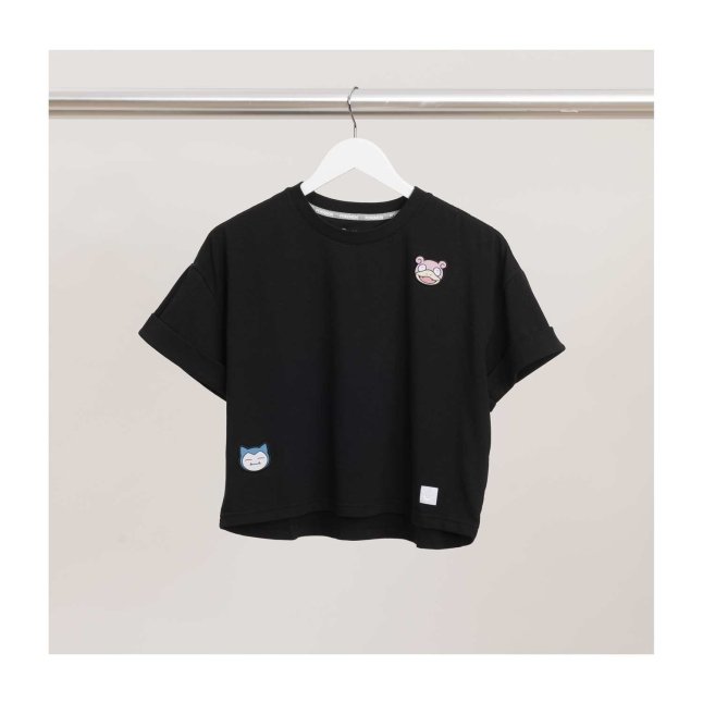 割引購入 Pikachu Women - T-Shirt Black Lounge Pokémon Friends & フラワー・リース