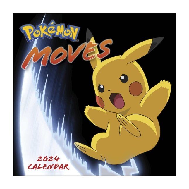 Pokémon Moves 2024 Wall Calendar Pokémon Center Official Site