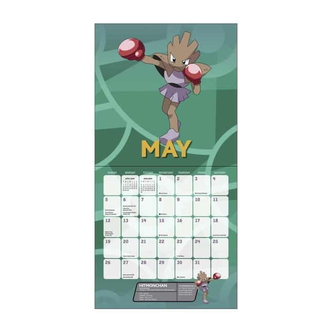 Pokémon 2024 Wall Calendar : Pokémon: : Livres