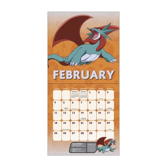 Pokémon 2024 Mini Wall Calendar Pokémon Center Canada Official Site