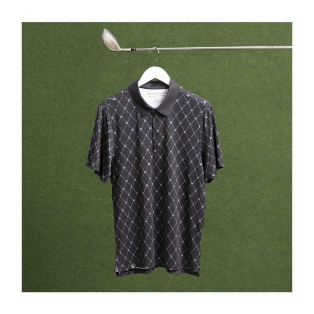 Pikachu Pokémon Clubhouse Black Polo Shirt - Men | Pokémon