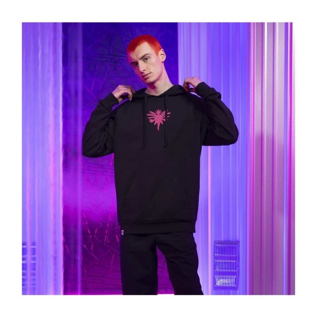 Hydreigon Powerhouse Pokémon Sleek Black Pullover Hoodie - Adult