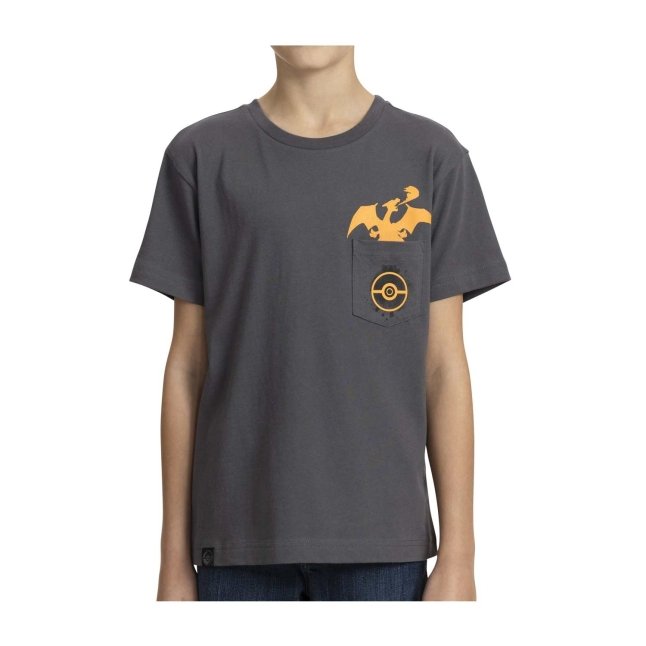 Charizard Peek-a-Pokémon Pocket T-Shirt - Youth | Pokémon Center